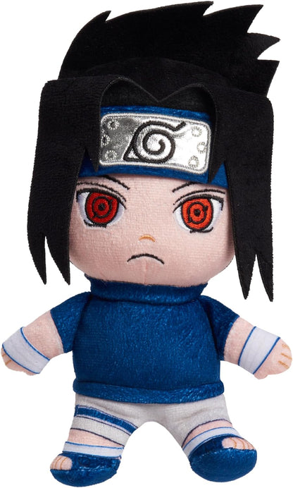 Naruto Small 7 Inch Collectible Plush Sasuke, Kids Toys for Ages 3 Up