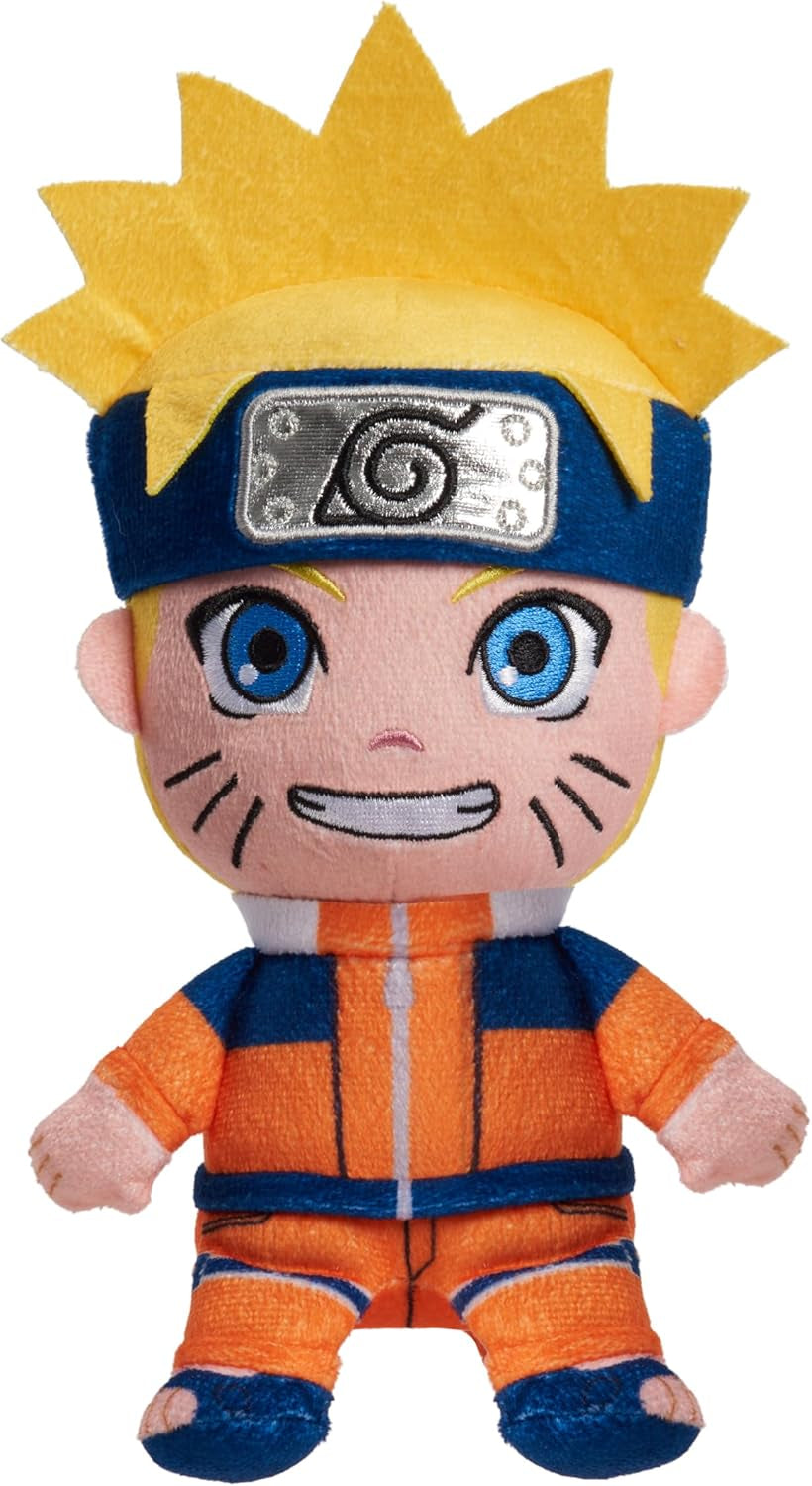 Naruto Small 7 Inch Plush, Multicolor, Anime, Kids Toys for Ages 3 Up