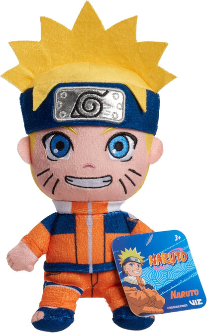 Naruto Small 7 Inch Plush, Multicolor, Anime, Kids Toys for Ages 3 Up