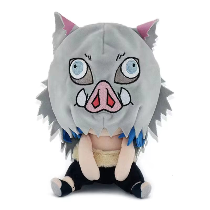 20Cm Demon Slayer Plush Toys Tanjirou Anime Figure Nezuko Plushie Zenitsu Inosuke Doll Stuffed Toy Cosplay for Holiday Gifts