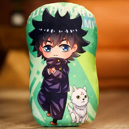 Kawaii Jujutsu Kaisen Plush Pillows Gojo Satoru Dakimakura Cute Anime Cushion Yuji Itadori Throw Pillow Geto Suguru Stuffed Doll